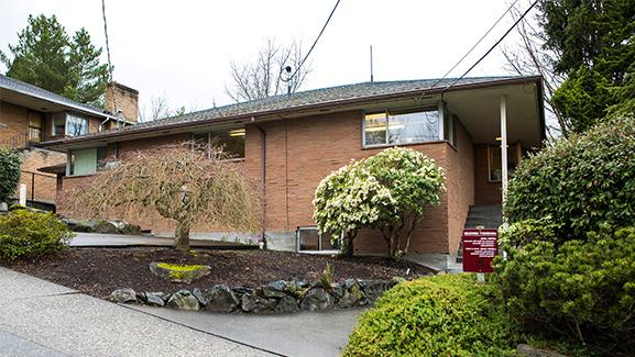 University Services building on the Seattle Pacific University campus.